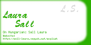 laura sall business card